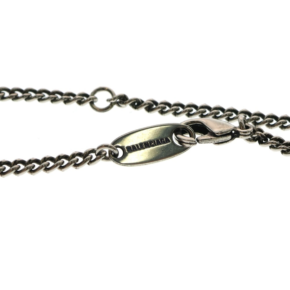 BALENCIAGA(バレンシアガ) BB Icon Antique Silver BBアイコン アンティークシルバー ネックレス シルバー 696223TZ99I0911