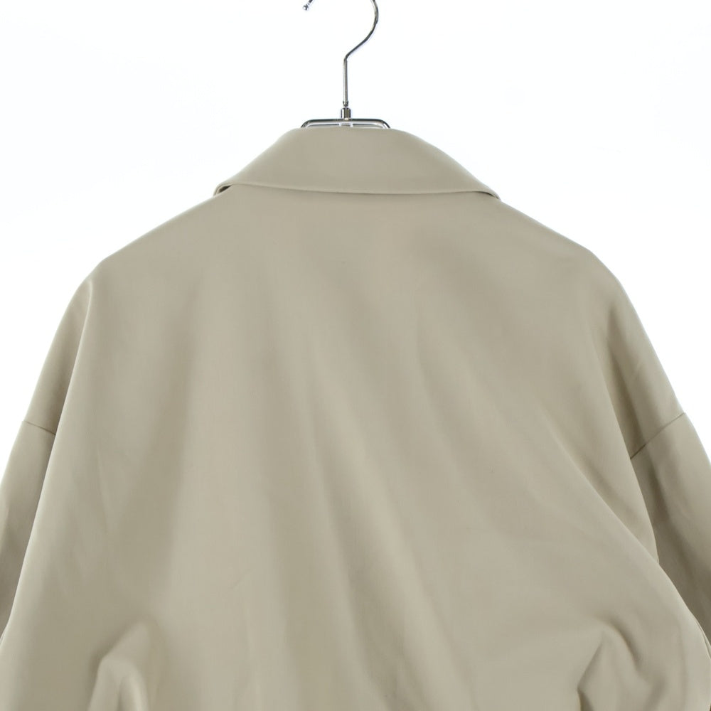 ZARA(ザラ) ジップアップ コントラストテープジャケット ベージュ