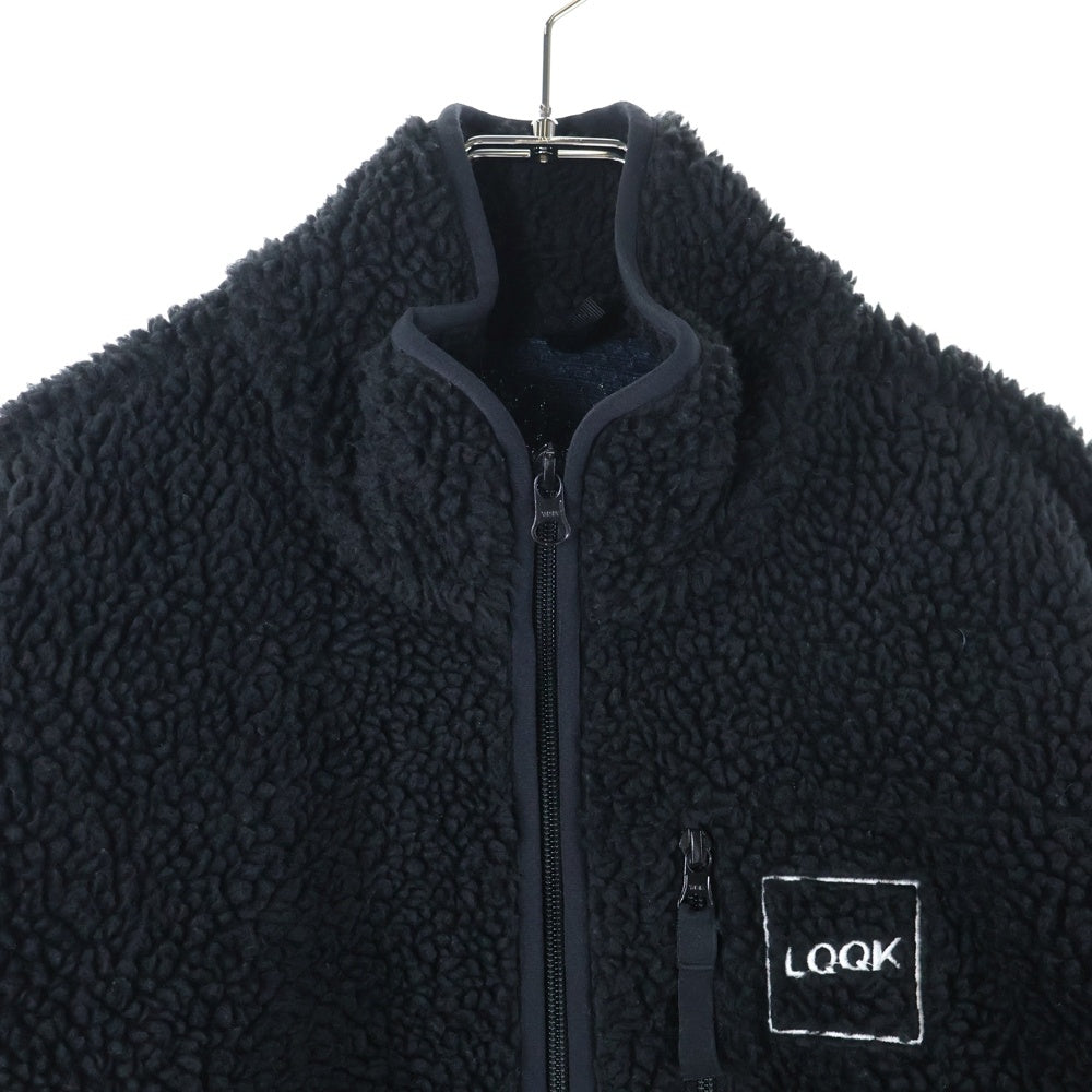 LQQK STUDIO(ルックスタジオ) Kokopeli Jacket ココペリ フリースボア ジャケット ブルゾン ブラック