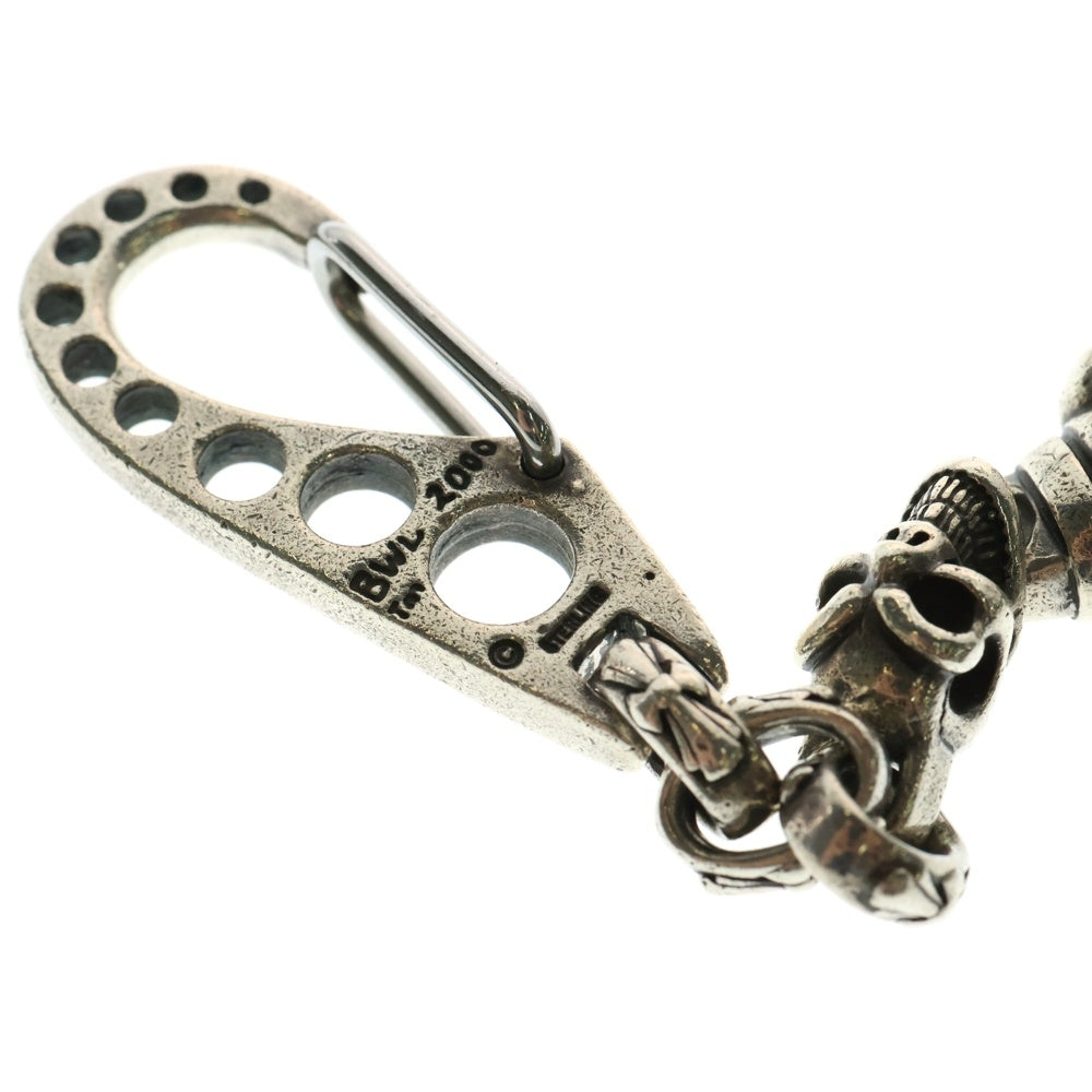Bill Wall Leather/BWL(ビルウォールレザー) 2000 Clip Keychain With Panther パンサー クロスリンク グッドラックスカル 2000 クリップ キーチェーン カスタム シルバー