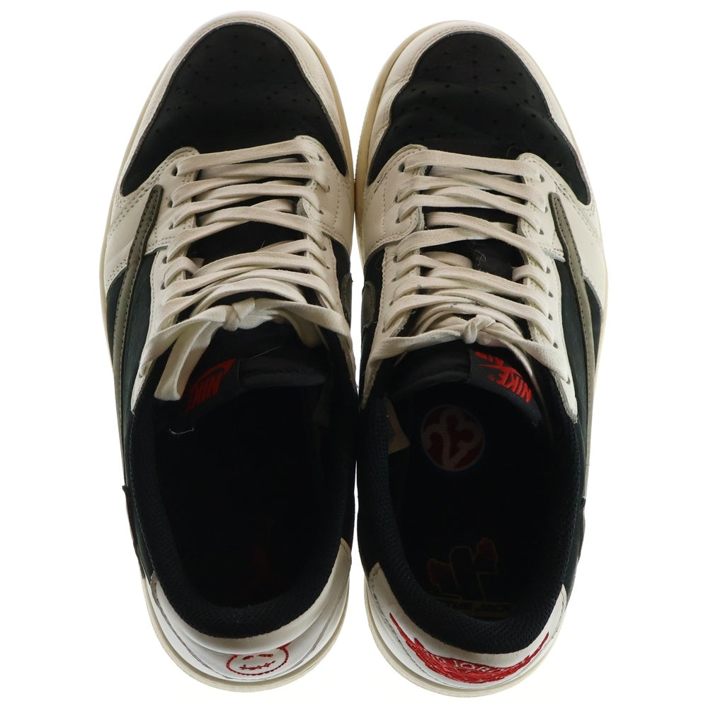 NIKE(ナイキ) ×Travis Scott WMNS AIR JORDAN 1 LOW OG Medium Olive ウィメンズ エアジョーダン1 ローカットスニーカー US10.5/27.5cm DZ4137-106