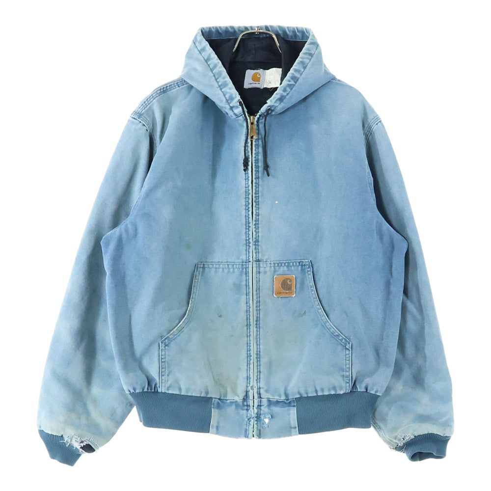 CARHARTT(カーハート) 80s Duck Active Jacket 星タグ ダック アクティブジャケット フーディー インディゴ JQ296