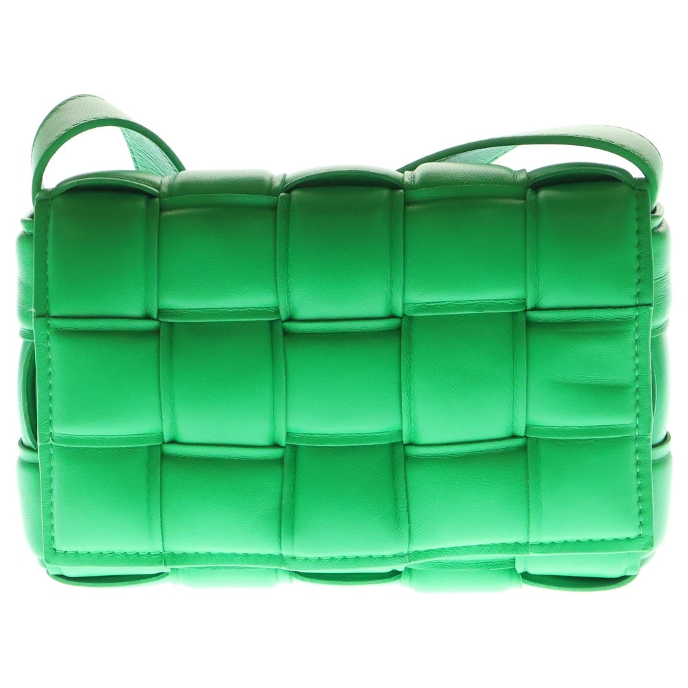 BOTTEGA VENETA(ボッテガヴェネタ) PADDED CASSETTE パデッド カセット スモール ショルダーバッグ グリーン 717506