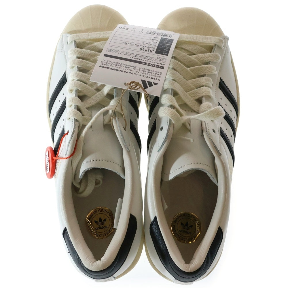 adidas(アディダス) SUPERSTAR VINTAGE MiG Made in Germany Core White/Core Black 世界1969足限定 スーパースター ヴィンテージ ローカットスニーカー JI3138
