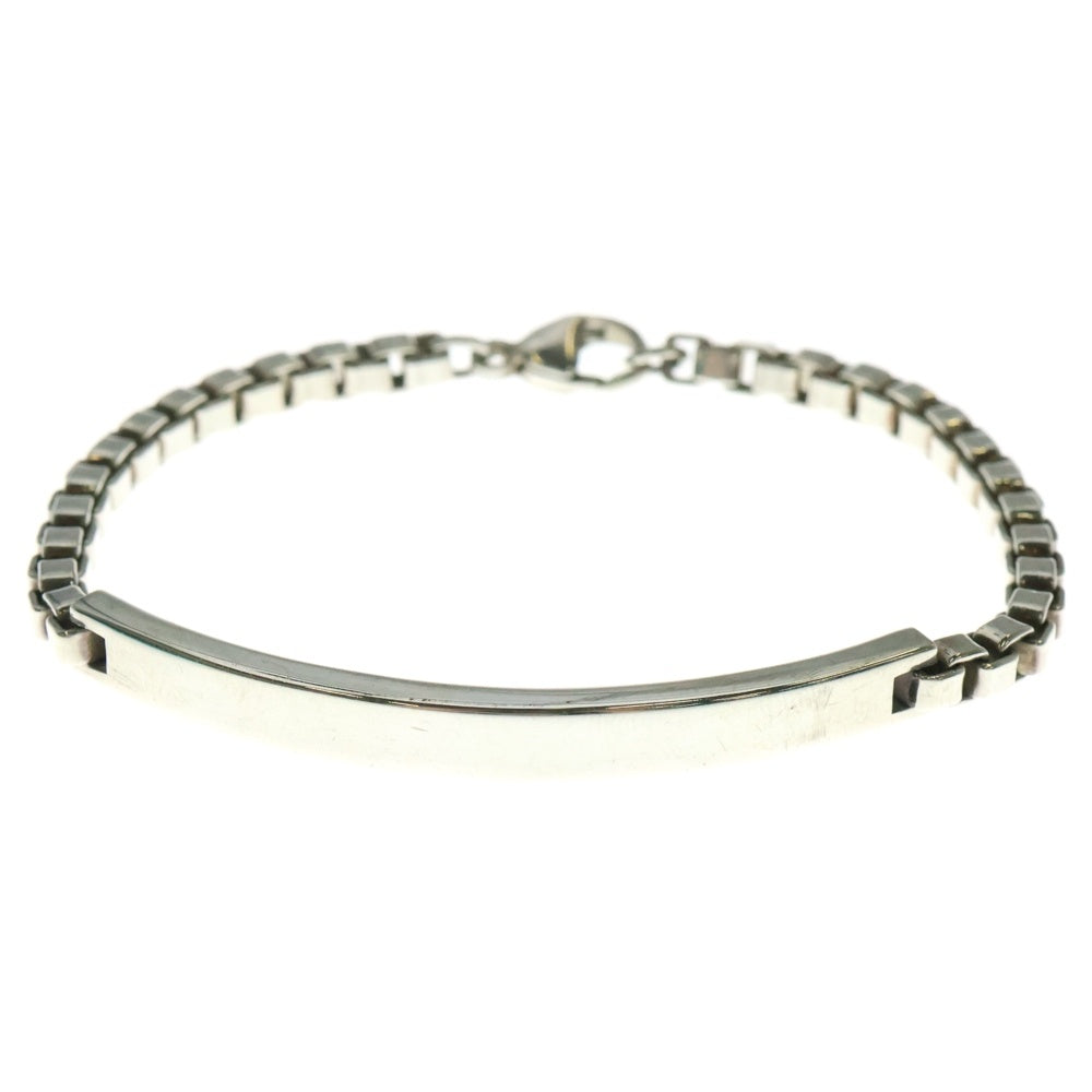 TIFFANY&Co(ティファニー) ベネチアンリンク IDブレスレット シルバー
