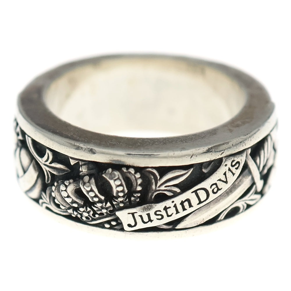 Justin Davis(ジャスティンデイヴィス) HOLY SACRAMENT ホーリーサクラメント イブシ リング シルバー SRJ202