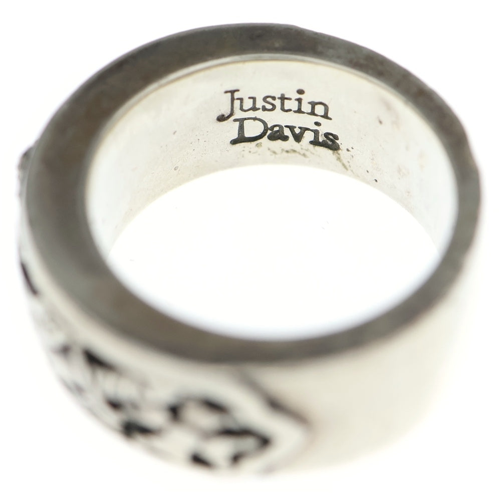 Justin Davis(ジャスティンデイヴィス) HOLY SACRAMENT ホーリーサクラメント イブシ リング シルバー SRJ202