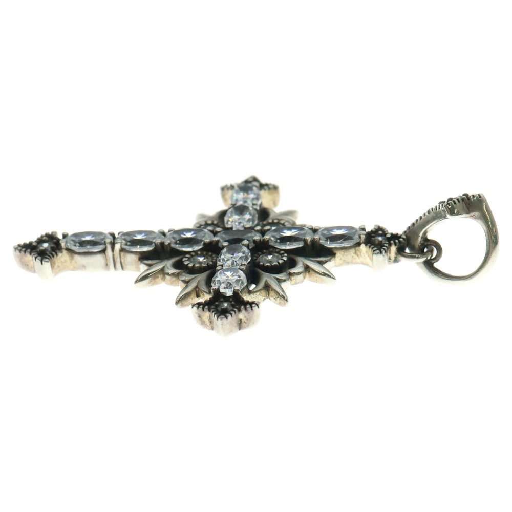 Justin Davis(ジャスティンデイヴィス) ST.POPE JOHN Pendant ジルコニア クロス ペンダントトップ シルバー SPJ196