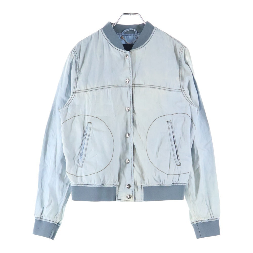 DIESEL(ディーゼル) デニムブルゾンジャケット ブルー レディース