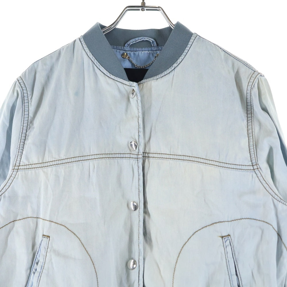 DIESEL(ディーゼル) デニムブルゾンジャケット ブルー