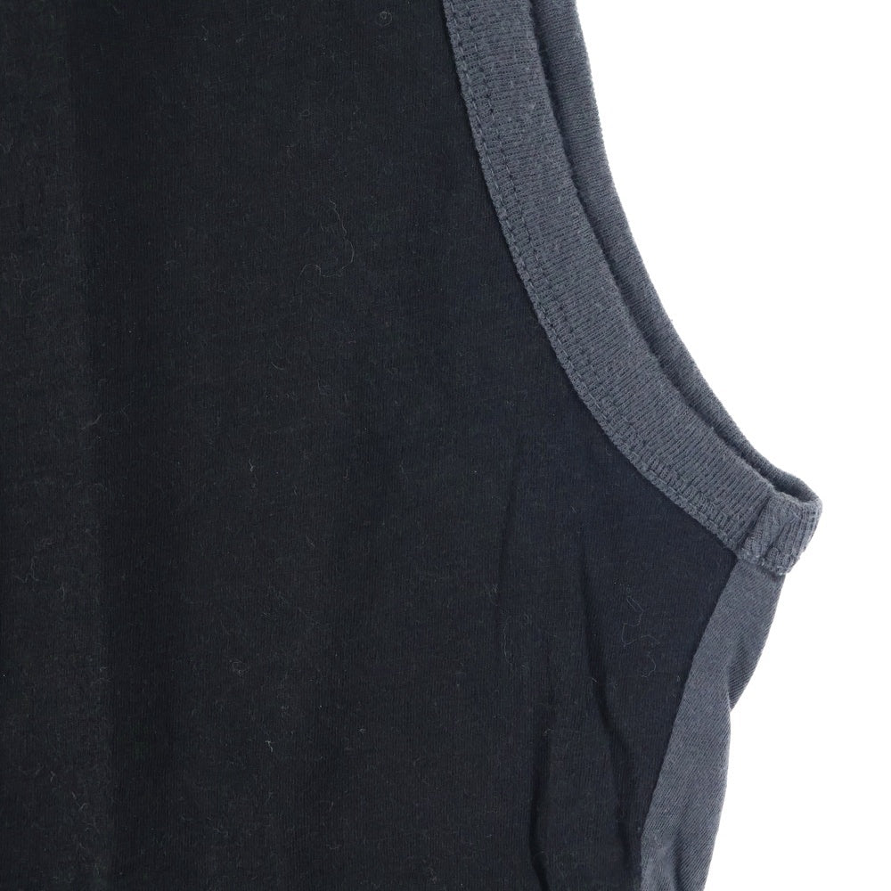 DIESEL(ディーゼル) フロントロゴ ノースリーブ タンクトップ グレー