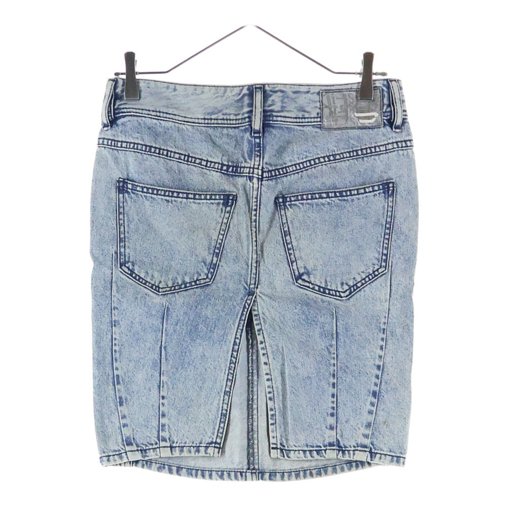 DIESEL(ディーゼル) ロゴボタン ジッパーフライ デニム ミニスカート インディゴ レディース