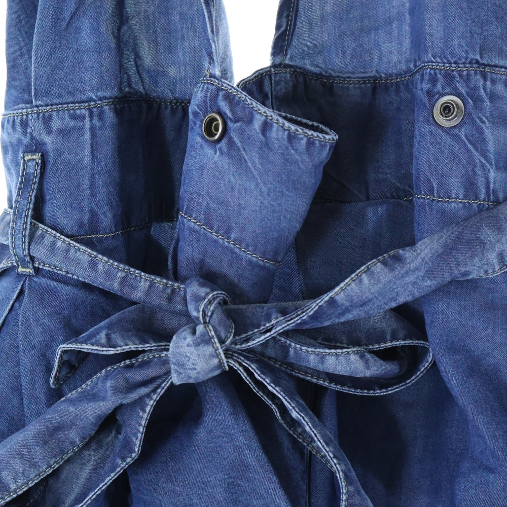 DIESEL(ディーゼル) デニム生地 ショートサロペット インディゴ レディース