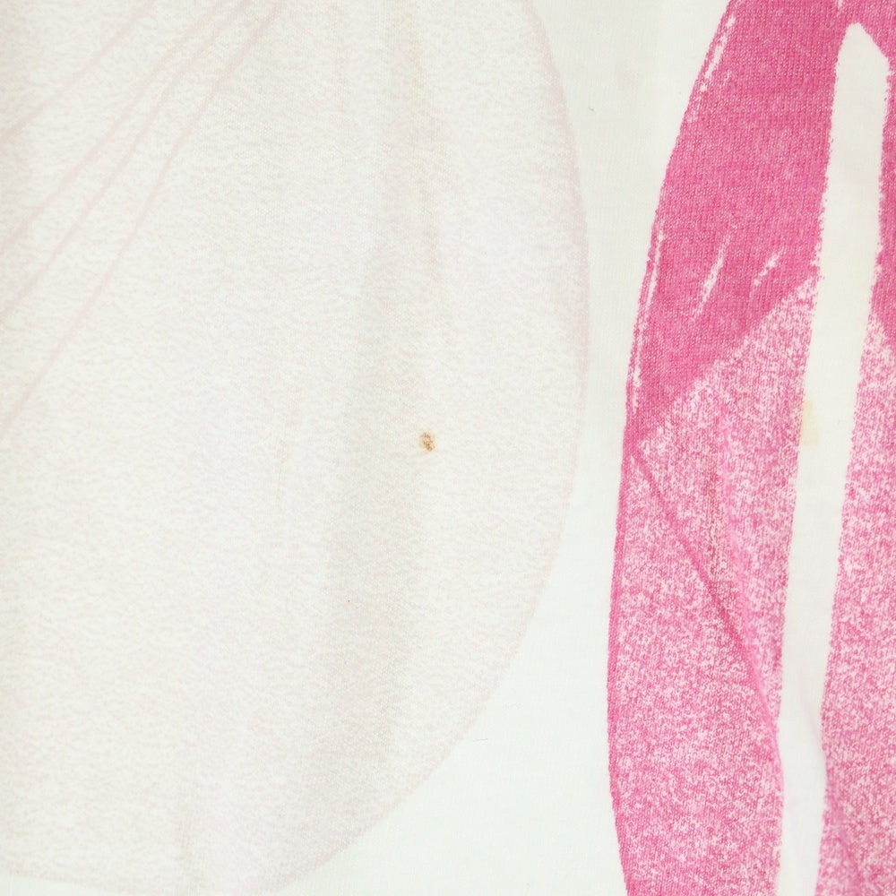 DIESEL(ディーゼル) フロントロゴ ノースリーブ タンクトップ ホワイト/ピンク