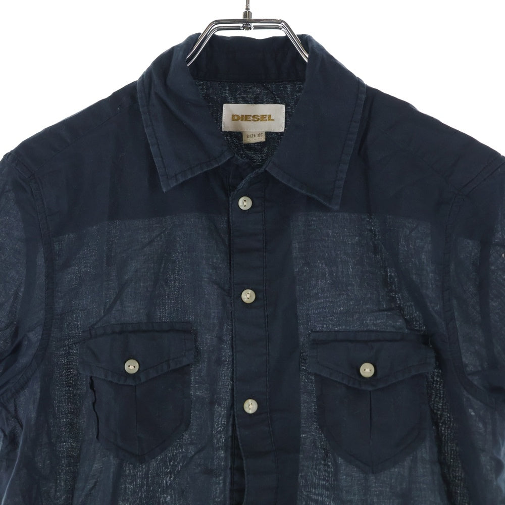 DIESEL(ディーゼル) 半袖シャツカットソー ブラック