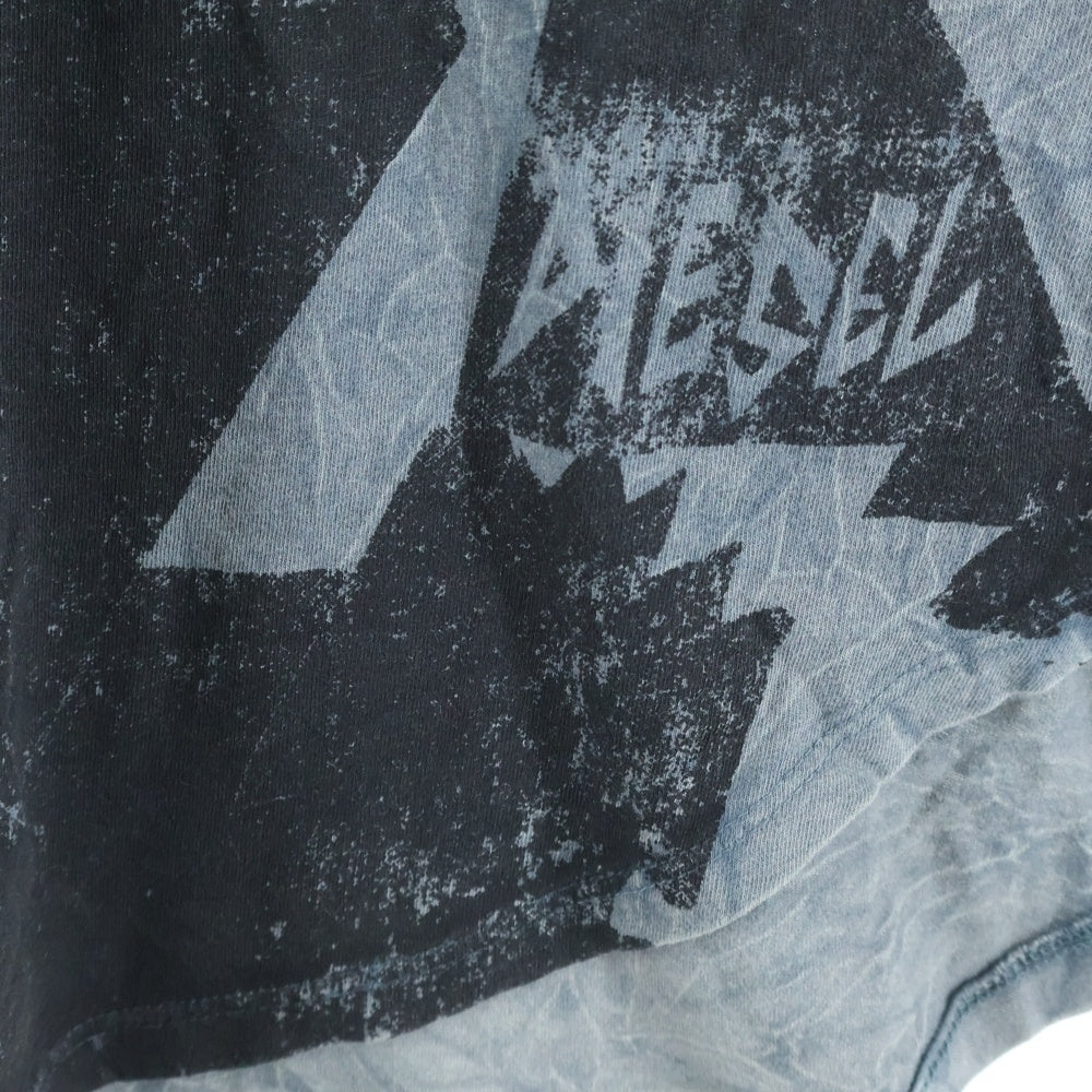 DIESEL(ディーゼル) フロントロゴ ロングタンクトップ ブルー/ブラック レディース