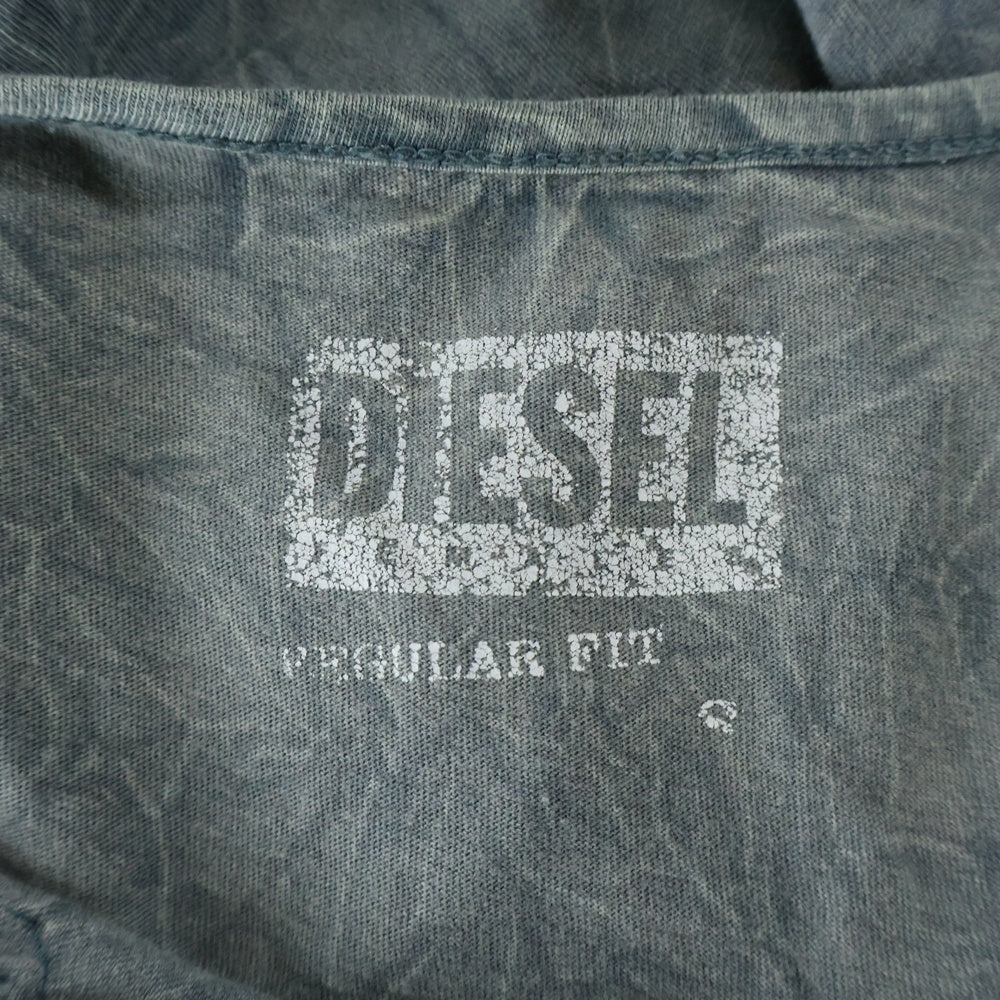 DIESEL(ディーゼル) フロントロゴ ロングタンクトップ ブルー/ブラック レディース