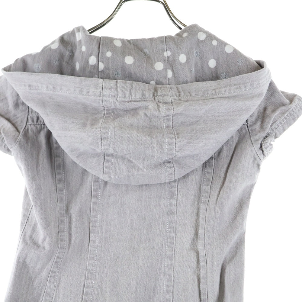 NO BRAND(ノーブランド) フード付き オールインワン グレー