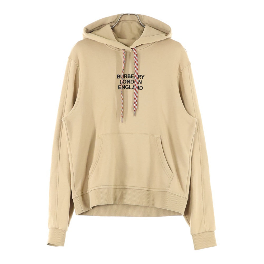 BURBERRY(バーバリー) Embroidered Logo Oversized Hoodie エンブロイダードロゴ オーバーサイズ プルオーバーパーカー フーディ ベージュ