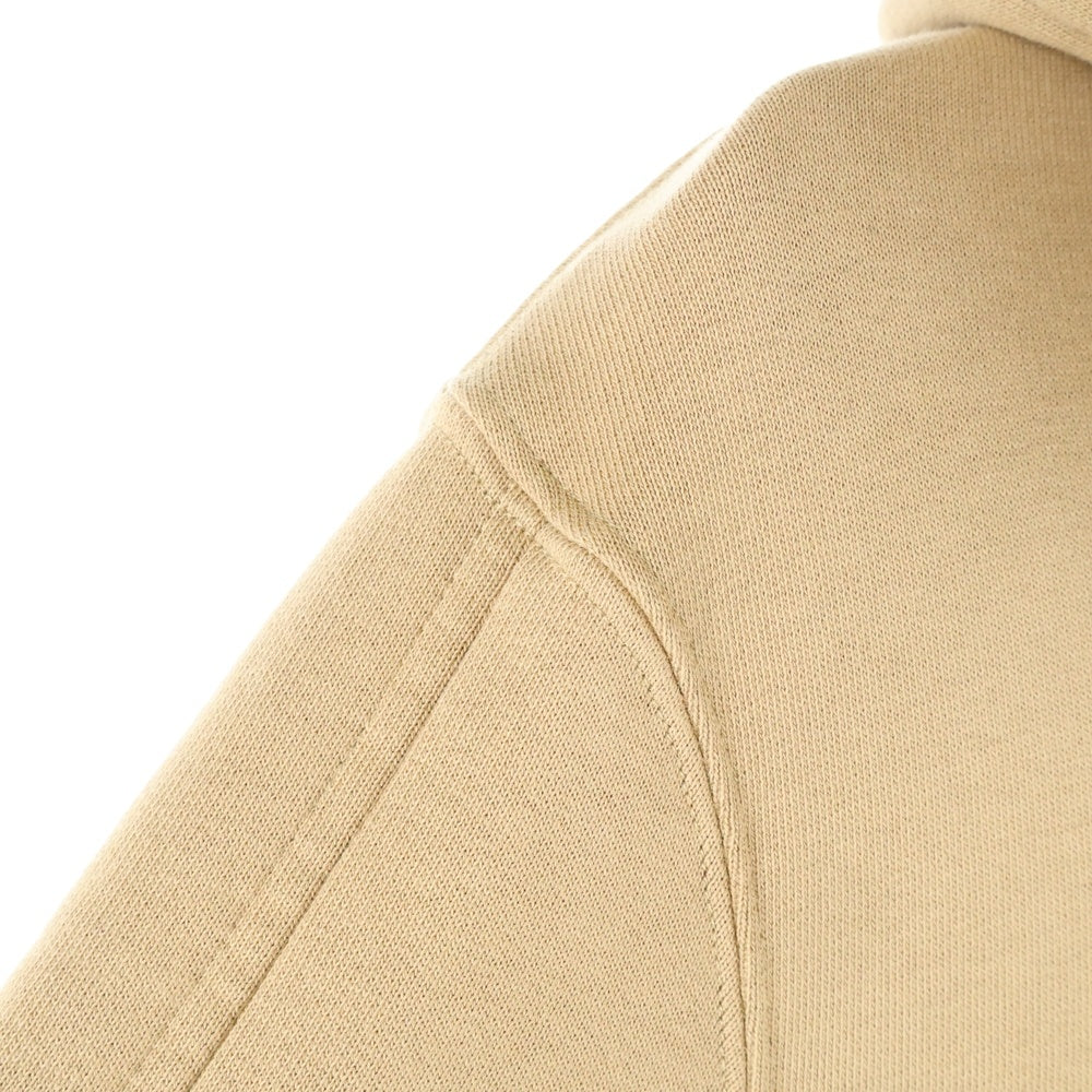 BURBERRY(バーバリー) Embroidered Logo Oversized Hoodie エンブロイダードロゴ オーバーサイズ プルオーバーパーカー フーディ ベージュ