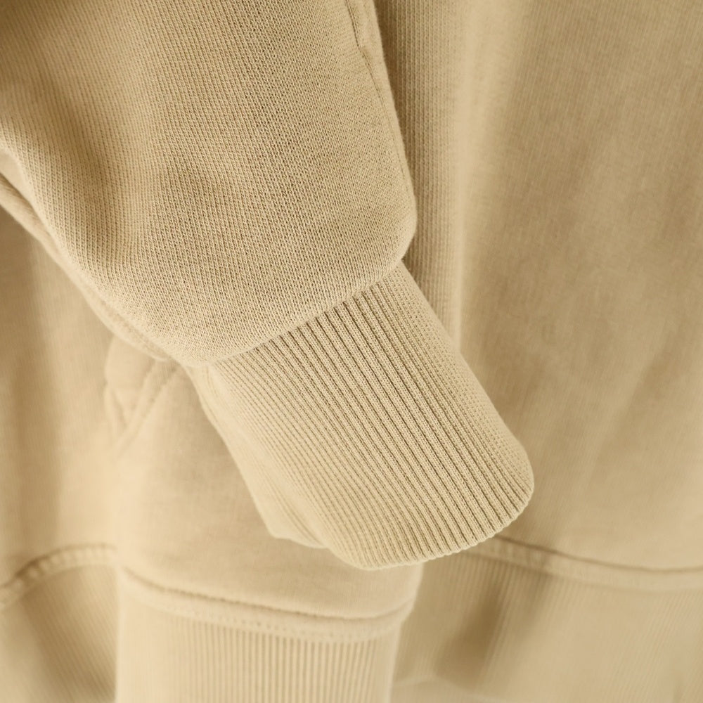 BURBERRY(バーバリー) Embroidered Logo Oversized Hoodie エンブロイダードロゴ オーバーサイズ プルオーバーパーカー フーディ ベージュ