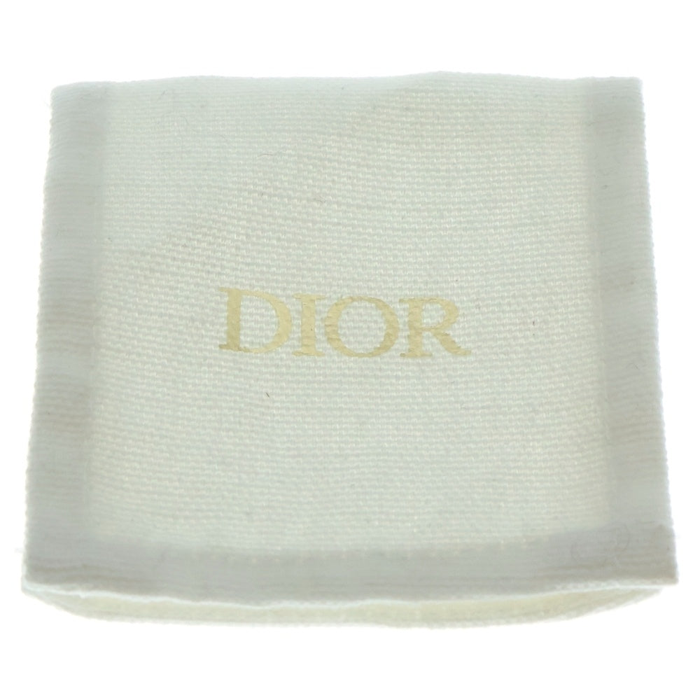 Christian Dior(クリスチャンディオール) Diorevolution ラインストーン パール スター ロゴチャーム ピアス ゴールド