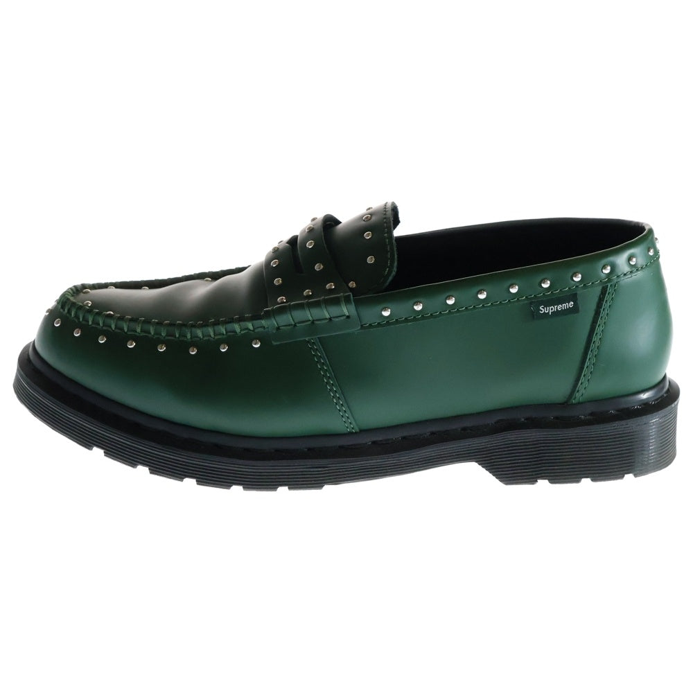SUPREME(シュプリーム) 25SS × Dr.Martens Studded Penton Loafer × ドクターマーチン スタッズ ペントン ローファー US11/29cm グリーン