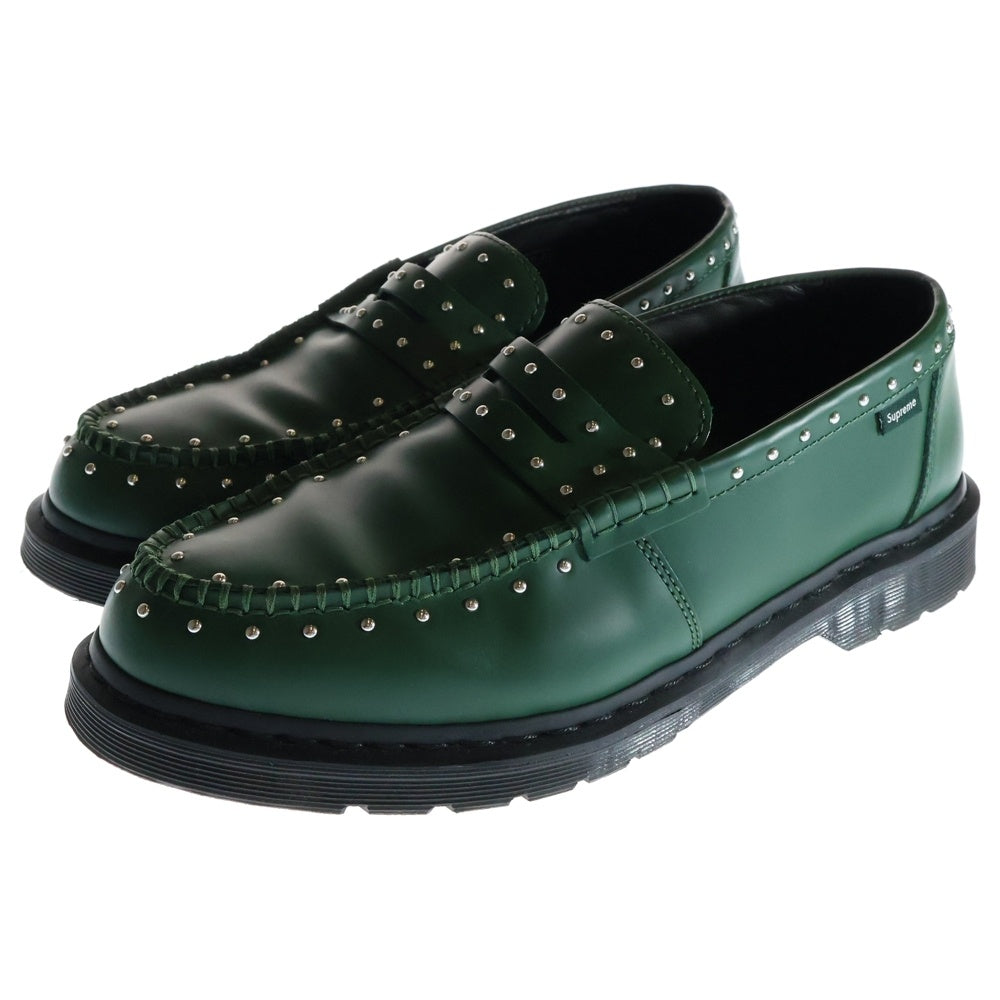 SUPREME(シュプリーム) 25SS × Dr.Martens Studded Penton Loafer × ドクターマーチン スタッズ ペントン ローファー US11/29cm グリーン