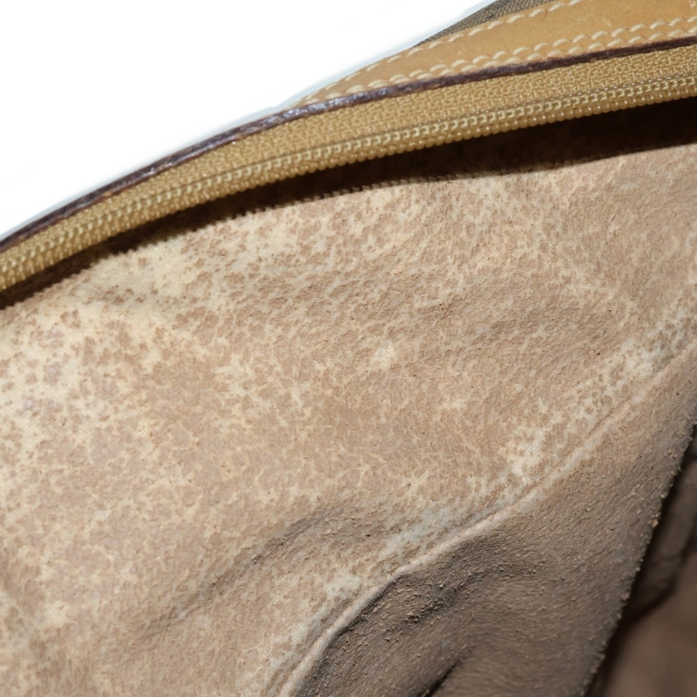 GUCCI(グッチ) GG シェリーライン マイクロGG レザー ボストンバッグ オールドグッチ ベージュ 012-904-0310