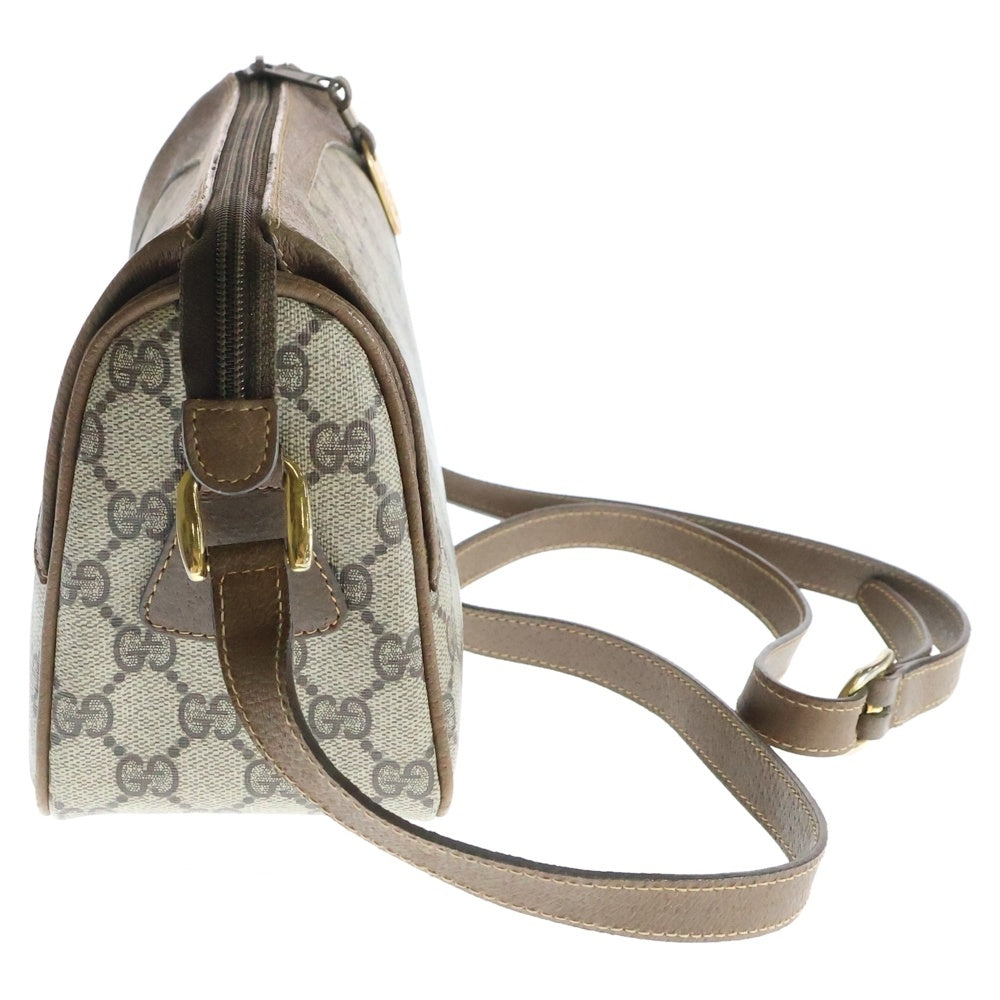 GUCCI(グッチ) GG シェリーライン PVCレザー ショルダーバッグ オールドグッチ ベージュ 001-115-0443