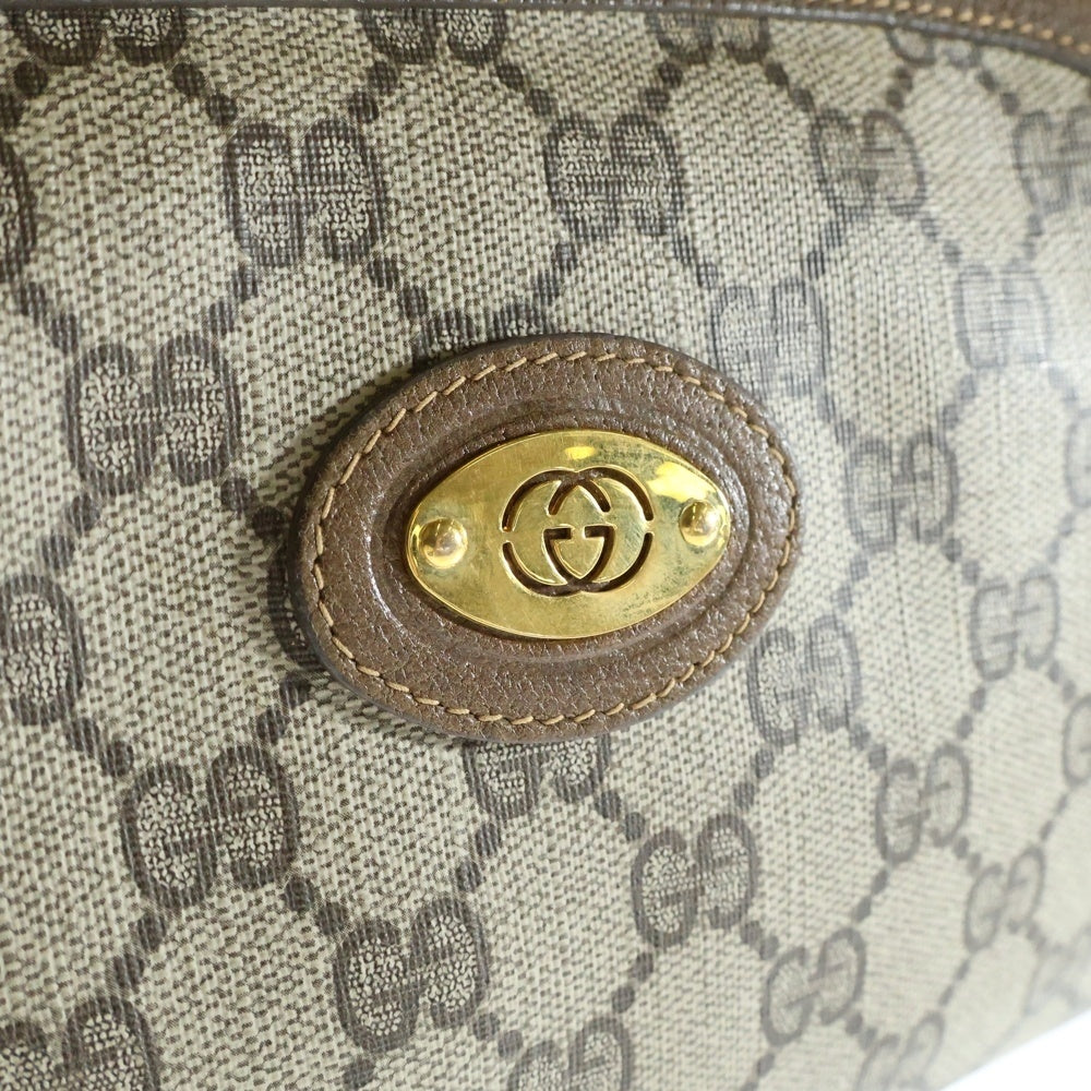 GUCCI(グッチ) GG シェリーライン PVCレザー ショルダーバッグ オールドグッチ ベージュ 001-115-0443