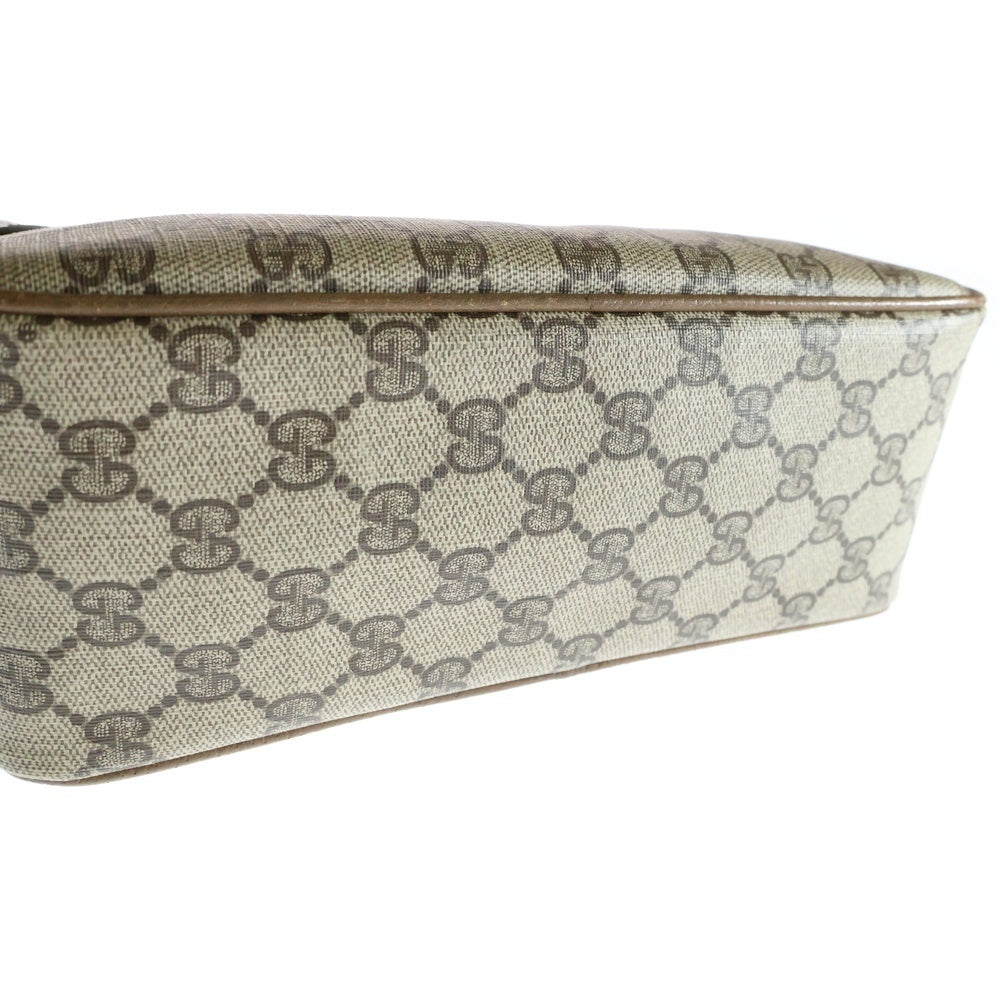 GUCCI(グッチ) GG シェリーライン PVCレザー ショルダーバッグ オールドグッチ ベージュ 001-115-0443