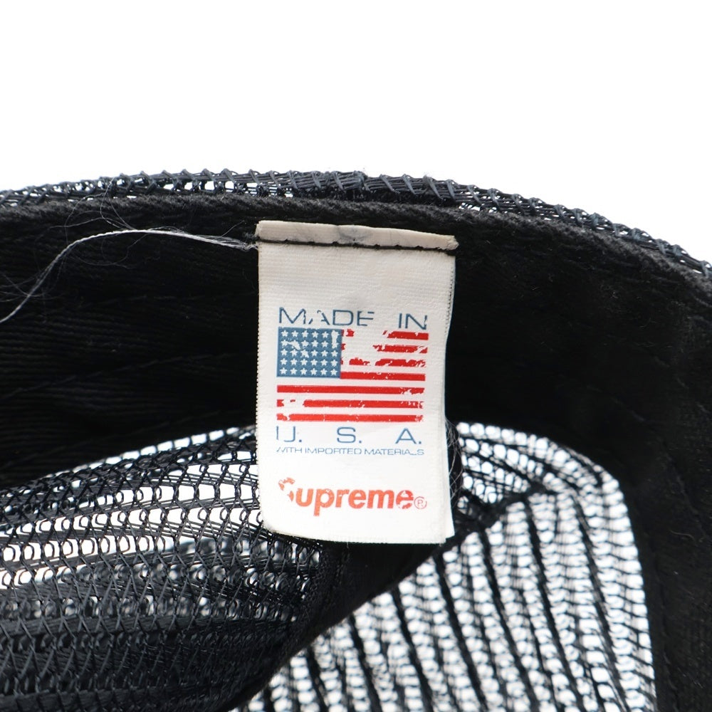 SUPREME(シュプリーム) 24SS Gradient MeshBack5-Panel Black グラディエント 5パネル メッシュトッラカーキャップ
