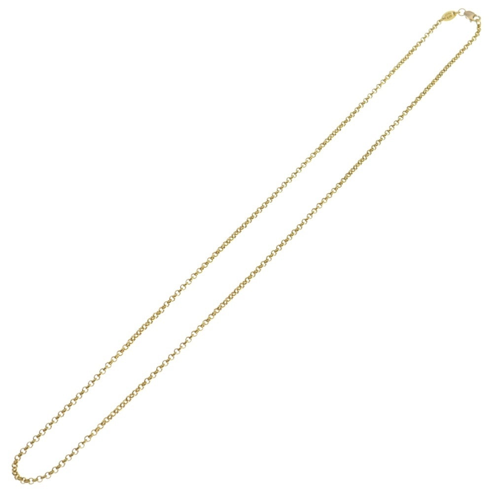 CHROME HEARTS(クロムハーツ) 22K オールド刻印 NECKCHAIN R20 ロールチェーンネックレス 20inch ゴールド BCA011