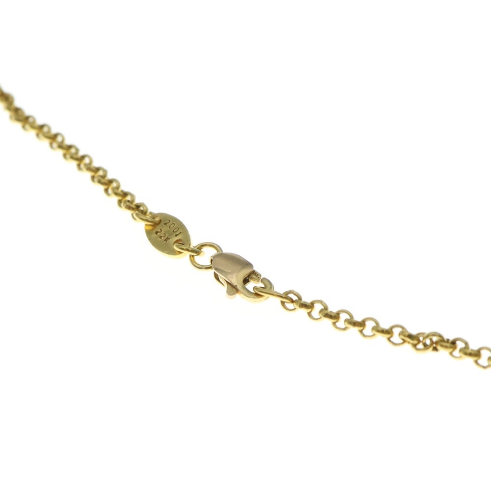 CHROME HEARTS(クロムハーツ) 22K オールド刻印 NECKCHAIN R20 ロールチェーンネックレス 20inch ゴールド BCA011