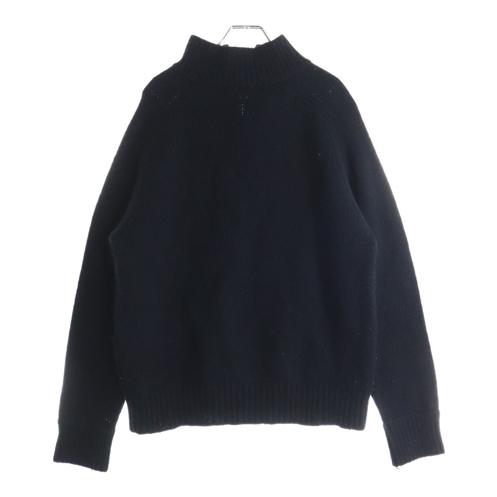 POLO SPORT RALPH LAUREN(ポロスポーツラルフローレン) ハーフスナップ ウール ニットセーター ブラック TMKF7-2270