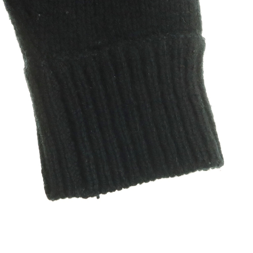 POLO SPORT RALPH LAUREN(ポロスポーツラルフローレン) ハーフスナップ ウール ニットセーター ブラック TMKF7-2270
