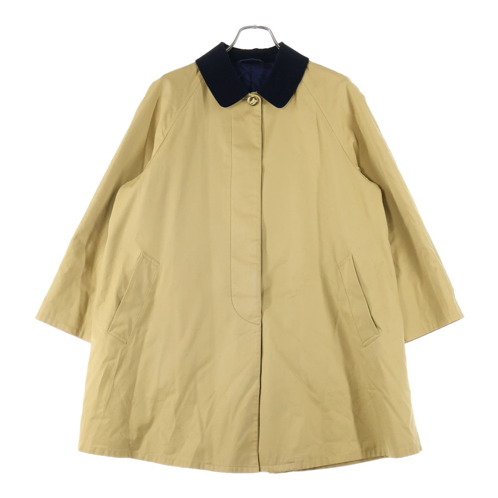 BURBERRY(バーバリー) ノバチェック コットン ステンカラー トレンチコート ロングコート ベージュ C-TK83