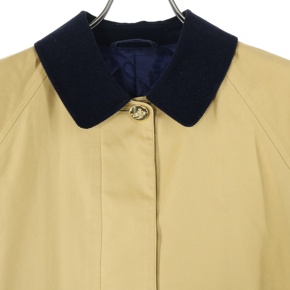BURBERRY(バーバリー) ノバチェック コットン ステンカラー トレンチコート ロングコート ベージュ C-TK83
