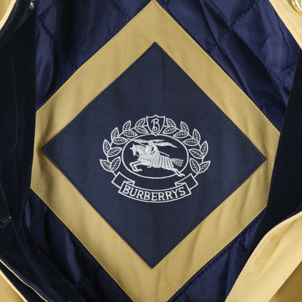 BURBERRY(バーバリー) ノバチェック コットン ステンカラー トレンチコート ロングコート ベージュ C-TK83