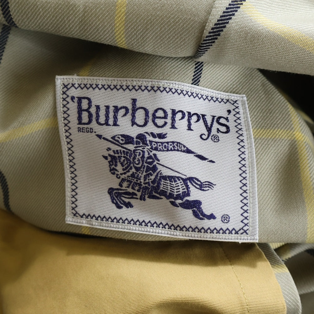 BURBERRY(バーバリー) ノバチェック コットン ステンカラー トレンチコート ロングコート ベージュ C-TK83