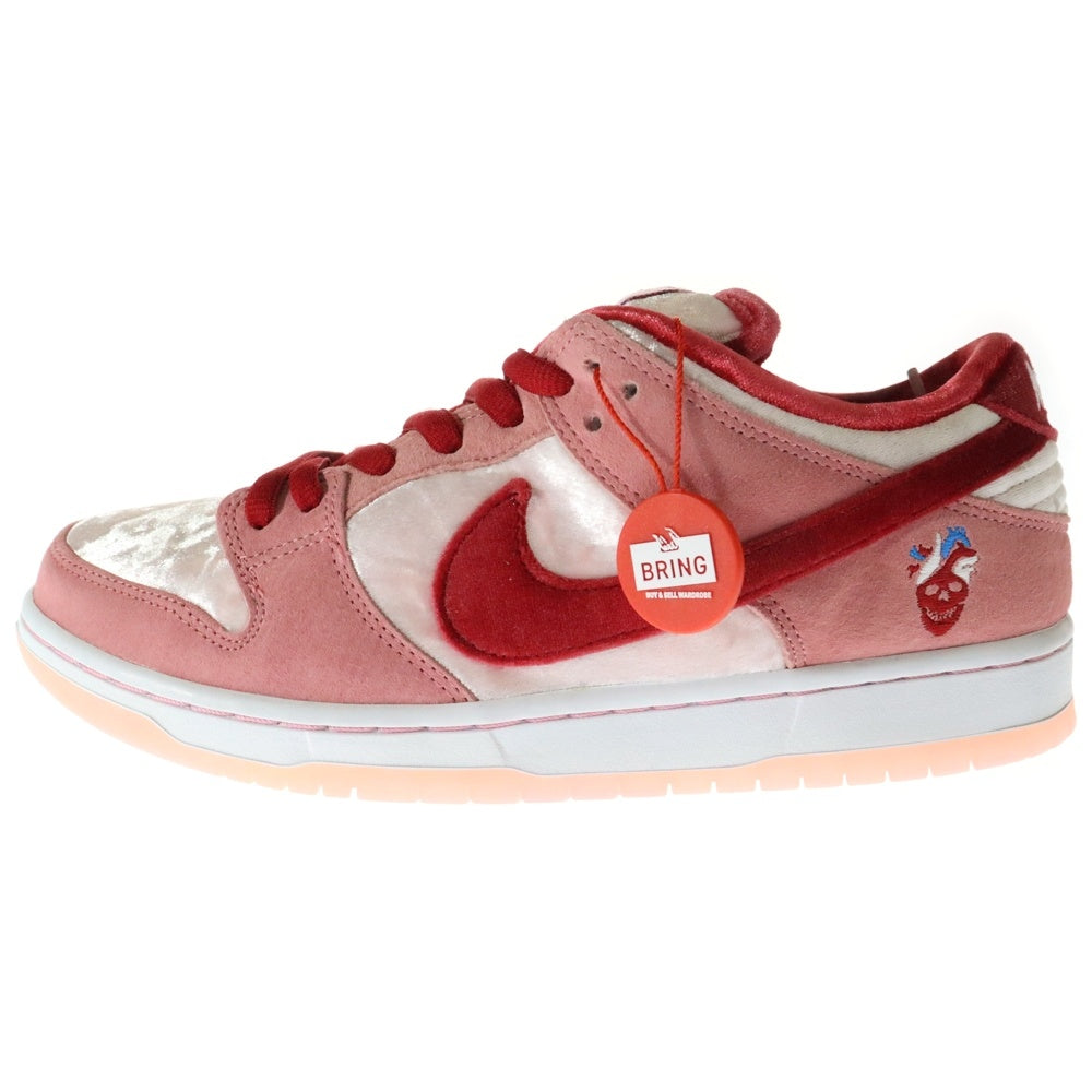 NIKE SB(ナイキエスビー) ×STRANGELOVE DUNK LOW VALENTINE'S DAY ストレンジラブ ダンクロー バレンタインデー ローカットスニーカー ピンク US9.5/27.5cm CT2552-800