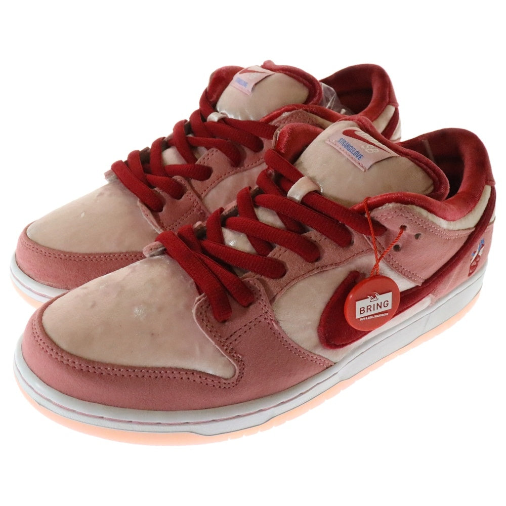 NIKE SB(ナイキエスビー) ×STRANGELOVE DUNK LOW VALENTINE'S DAY ストレンジラブ ダンクロー バレンタインデー ローカットスニーカー ピンク US9.5/27.5cm CT2552-800