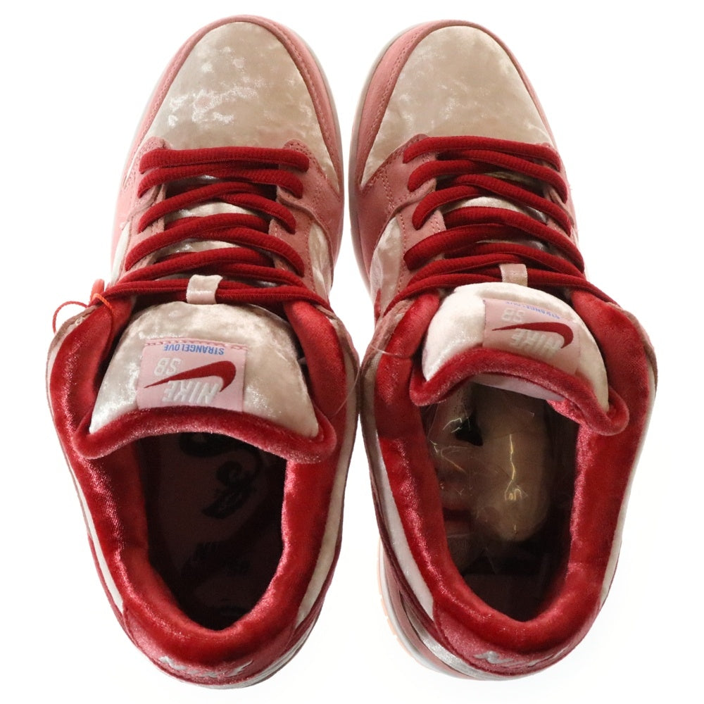 NIKE SB(ナイキエスビー) ×STRANGELOVE DUNK LOW VALENTINE'S DAY ストレンジラブ ダンクロー バレンタインデー ローカットスニーカー ピンク US9.5/27.5cm CT2552-800