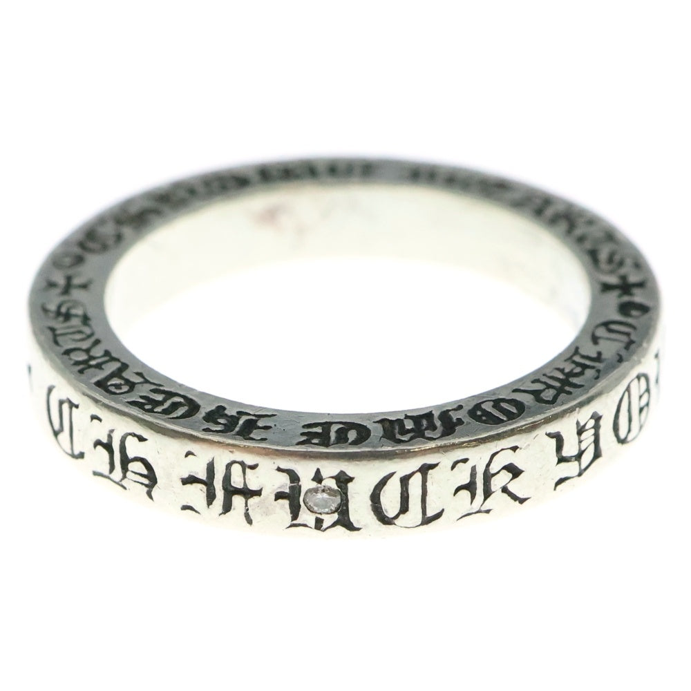 CHROME HEARTS(クロムハーツ) 3mm SPACER FUCKYOU 1PAVE D 3mmスペーサーファックユー 1Pダイヤシルバーリング
