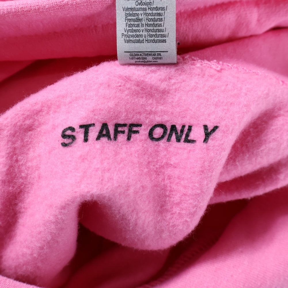 NO BRAND(ノーブランド) ciatre シアター ロゴプリント スウェットパーカー ピンク