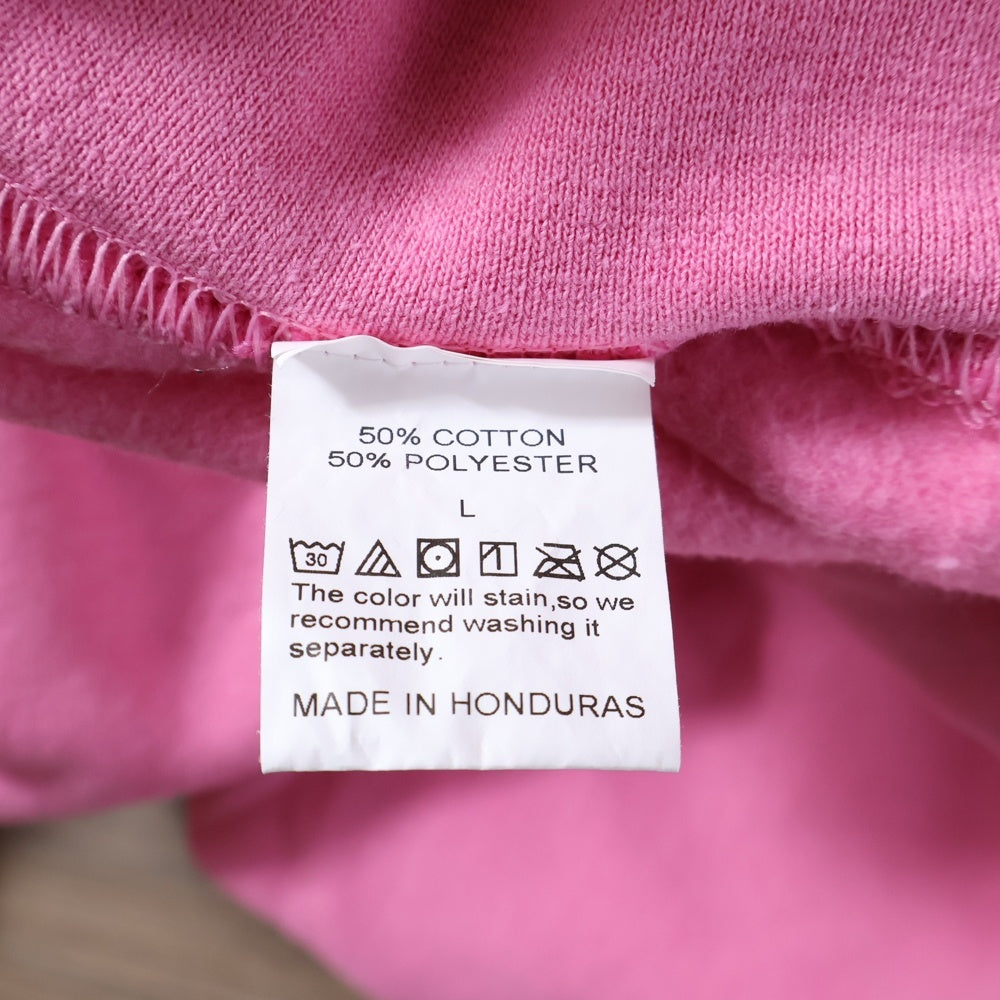 NO BRAND(ノーブランド) ciatre シアター ロゴプリント スウェットパーカー ピンク