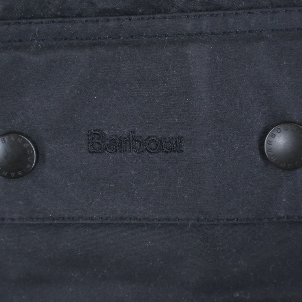 Barbour(バブアー) BEDALE WAX JACKET ビデイル 裏地チェック オイルド ジャケット ブルゾン ブラック MWX0018BK9134