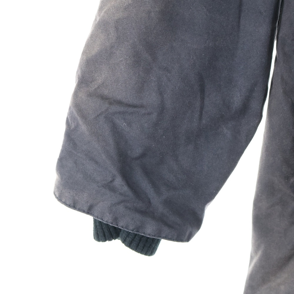 Barbour(バブアー) 16SS SL BEDALE WAX JACKET ビデイル スリムフィット 裏地チェック オイルド ジャケット ブルゾン ブラック MWX0318BK9138
