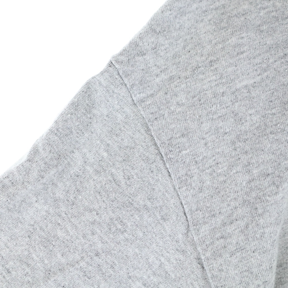 NO BRAND(ノーブランド) HELLOS EXTRAFINE フロントプリント 長袖TシャツロンT カットソー グレー